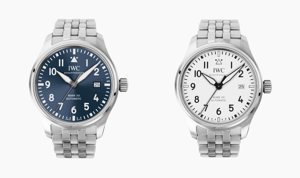 Dueling Dials: Blue or White? The IWC Mark XX Decides